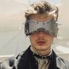 Large-frame, riveted, tech-style, European and American cycling sunglasses with a unique design DIY Punk street style party eyewear
