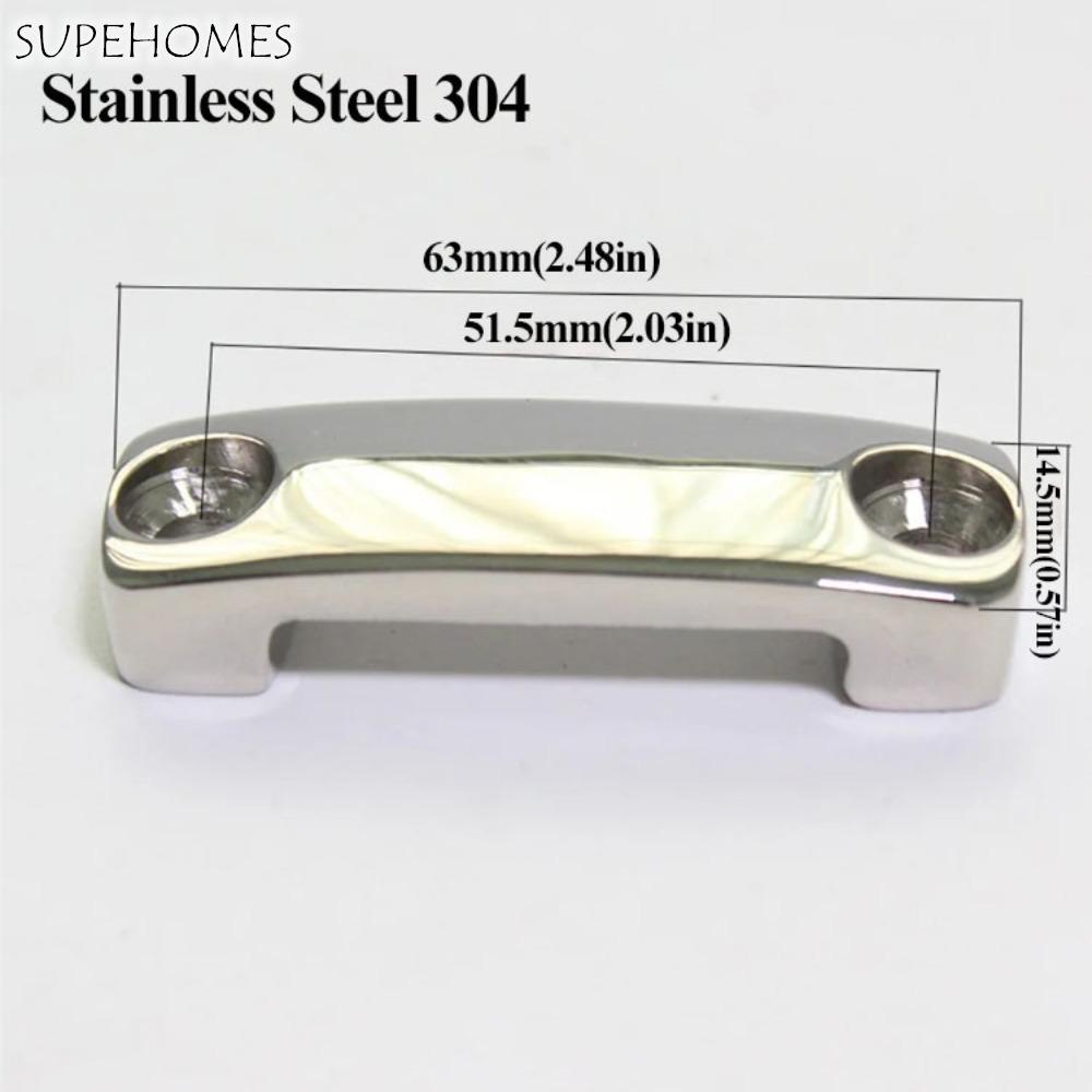 316 Stainless Steel Stainless Steel Deck Fitting Good Strength Durability Tie Down Eye Strap Loop Easy To Install