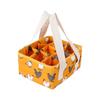 Padded Dividers Egg Collecting Basket Foldable Egg Bags Cute Egg Gathering Basket  Farm Chores