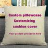 Personalized your image here printed custom cushion cover Wedding gifts Pets Personal Photos home decorative pillow case 45x45cm