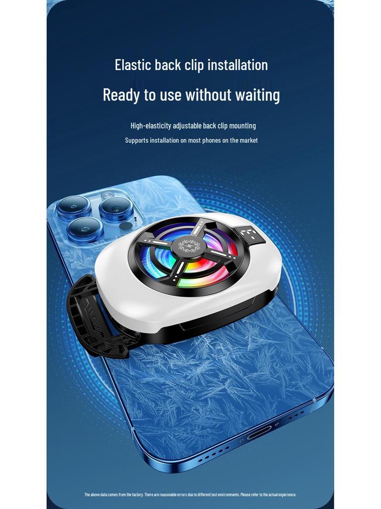 Cross-border 2025 TL16 Ultra-Quiet Clip-on Semiconductor Mobile Phone Cooler