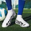 31-48 Men's Elastic Sock Mouth Football Boots Rubber Soft Sole Short Spikes Youth Boys Football Shoes
