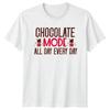 Schokoladenmodus Den ganzen Tag Jeden Tag Unisex T-Shirt Unisex Tee Grafik Unisex Oberteil