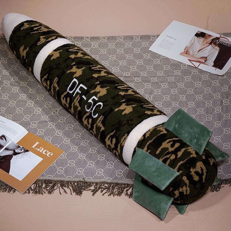 

Missile Soft Plush Toy Decorative Pillow Office Desk Bedside Cushion Support Rainbow,14 CM