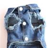Pet Dog Clothes Denim Jacket Small Dog Vintage Spring Autumn Winter