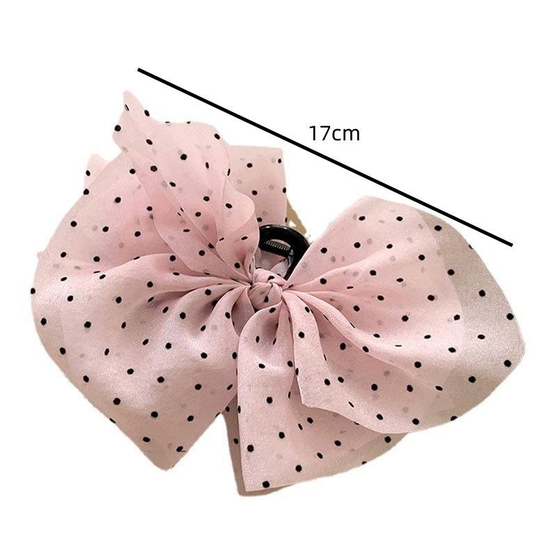 Sophisticated Demeanor Big Bow Hair Clip for Female, Trendy Hair Dressing Accessory, Ponytail Braid Grabbing Clip