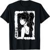 Anime Goth Girl Aesthetic Dark Pastel Edgy Manga T-Shirt