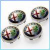 Für Alfa Romeo 147 159 156 Giulietta Giulia Mito Spider Alpha NKopfstütze 4 Stück 60MM Auto Radnabenkappe Auto Zubehör