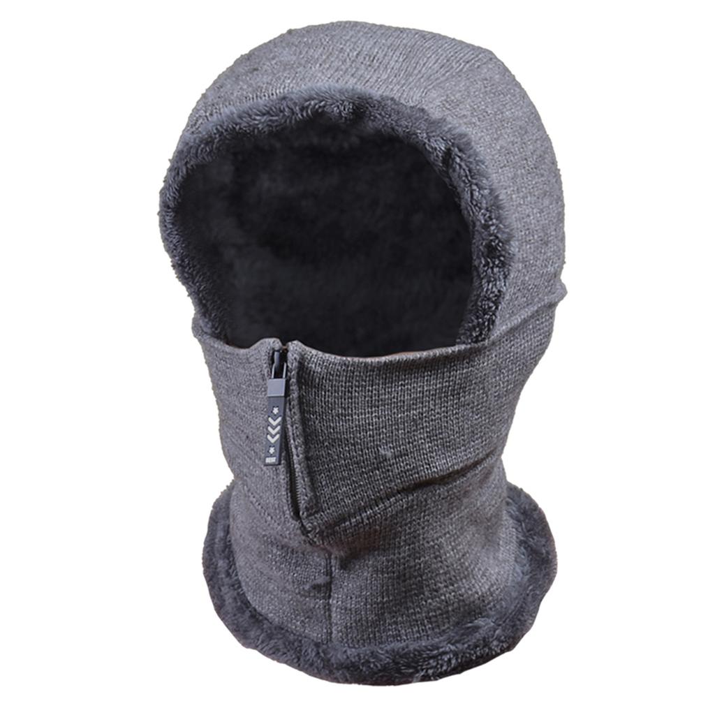 Knitted Hat Autumn And Winter Ear Protection Thickened  Cap