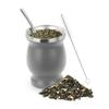 230ML 304 Stainless Steel Mate Cup Double Wall 8oz Portable Tea Mug Mate Gourd with Bombillas and Cleaning Brush