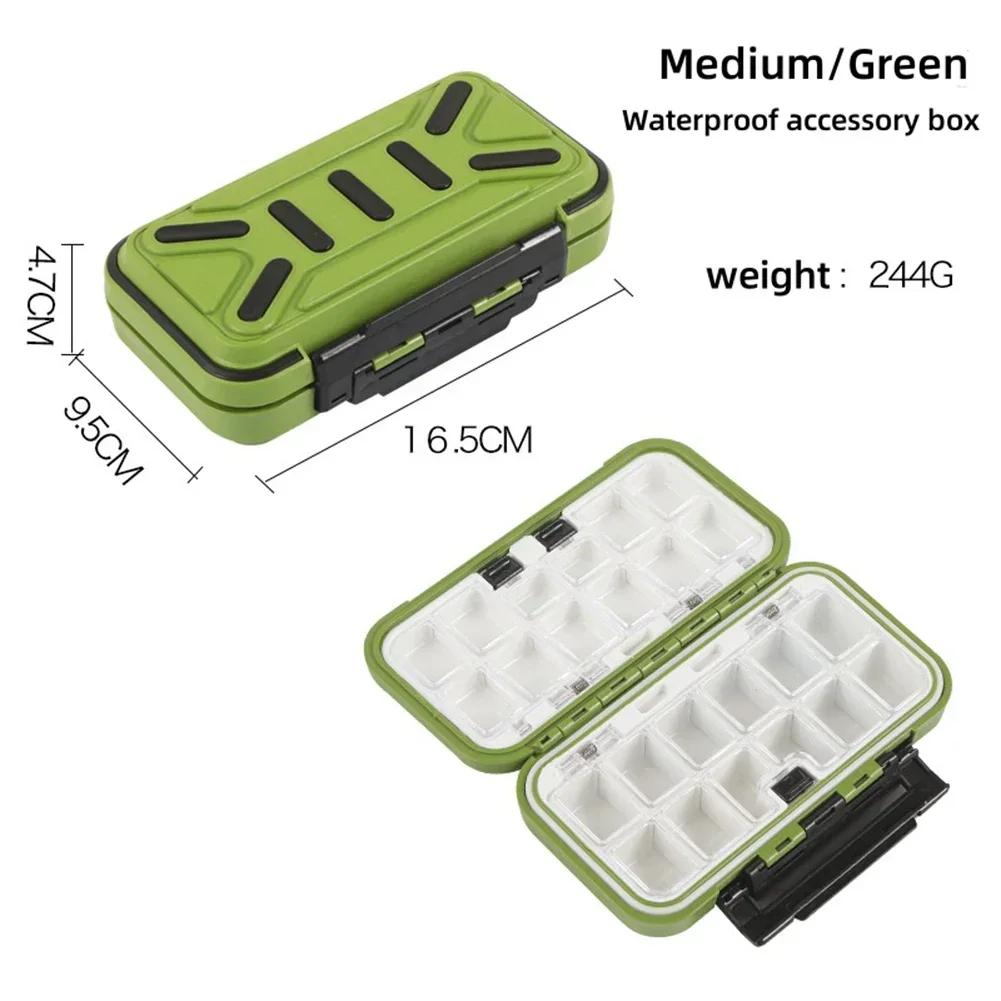 Fishing Tackle Organizer Box Storage Case Bait Plastic Accessories Containers Fishing Tackle Storage for Jigs Lures Beads Hooks