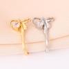 Delicate Bow Nose Stud Sweet And Fresh Niche Design Nose Ring Personality Fashion Creative Nose Clip