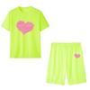 2026 Womens Outfits Fashion Casual Printing Short Sleeve+Shorts Suit Daily T-shirt Tracksuits Summer Daily Short Sets