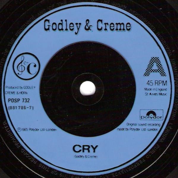

7inch Record GODLEY & CREME - Cry POSP732 Polydor 1985 UK Dance & Electronica Used