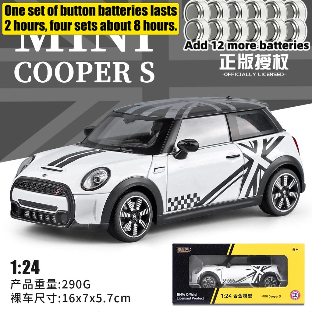 1:24 BMW MINI Cooper S F56 Britský Kompaktní Sportovní Hatchback Kovový Odlitý Modelový Automobil Domácí Trendy & Stolní Dekorace