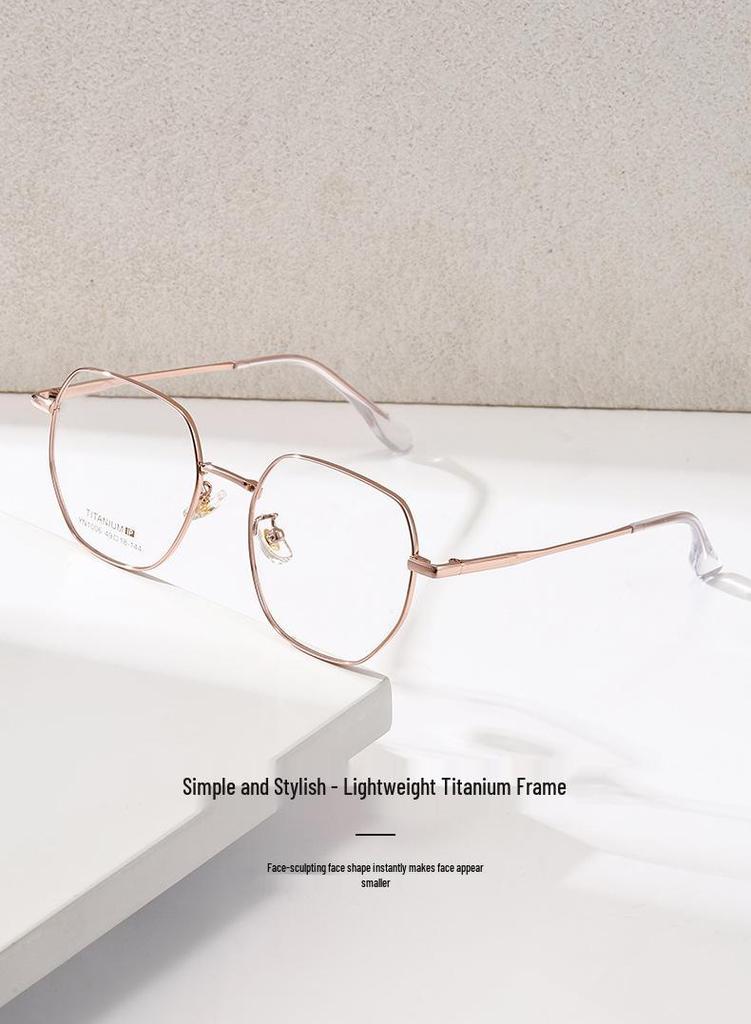 Stylish Korean Titanium Optical Glasses: Trendy Metal Frames with High-Value Design.