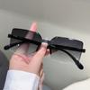 Rimless Square Sunglasses Fashion Vintage Gradient Outdoor Sun Glasses Women  Ins Trendy Brand Design Decor Shades