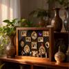 Diy Mini Museum Silhouette Box Bedroom Living Room Desktop Memory Box Decor Valentine  Anniversary Gift Mini Statues Gold Frames