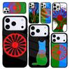 Funda Carcasa para iPhone 17 Air 16 Pro Max 15 Plus 11 13 Mini 14 12 Funda Trasera para Teléfono Bandera Gitana Rumana Romaní
