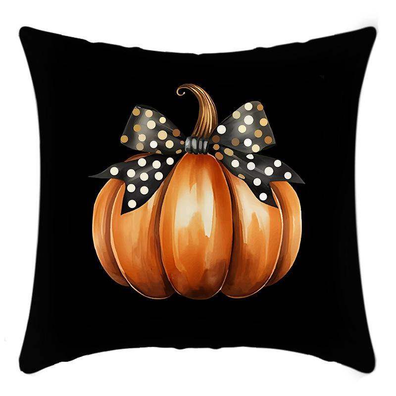 

Новая Хэллоуинская наволочка Диванная подушка Наволочка Лен Хэллоуин Домашнее украшение Подушка Наволочка 45 * 45Cm pillowcase