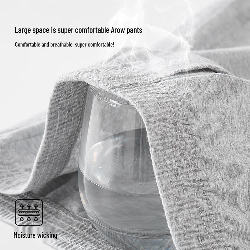 Langsha Men's Pure Cotton Lounge Boxer Shorts