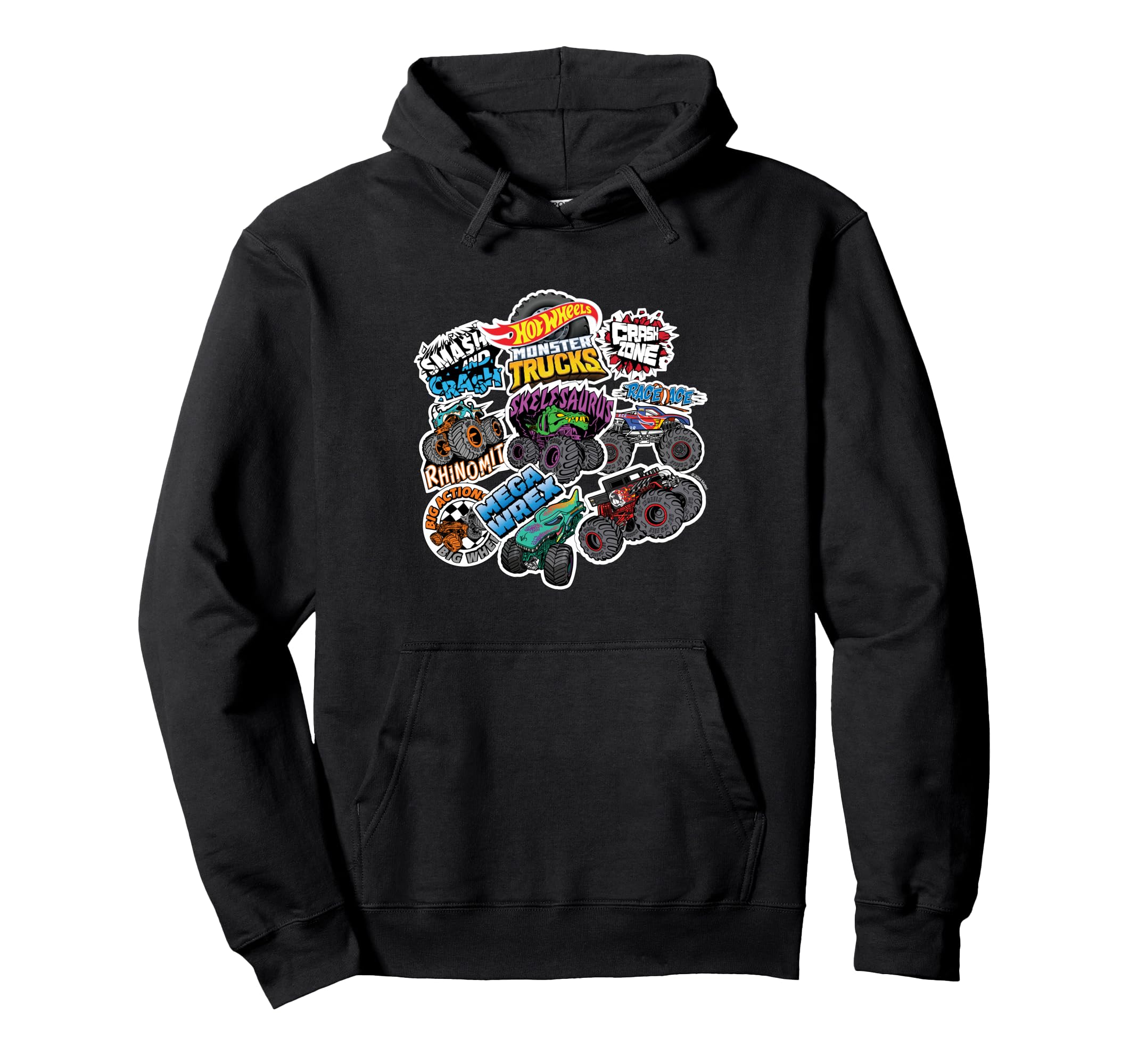 

Hot Wheels Monster Trucks - Sticker Hoodie