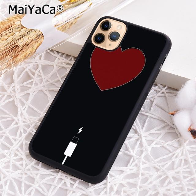 

MaiYaCa Экран телефона Иконка батареи телефона Чехол для телефона Для iPhone 17 Air 16 pro max 15 14 plus 12 13 Чехол coque iPhone 12pro max