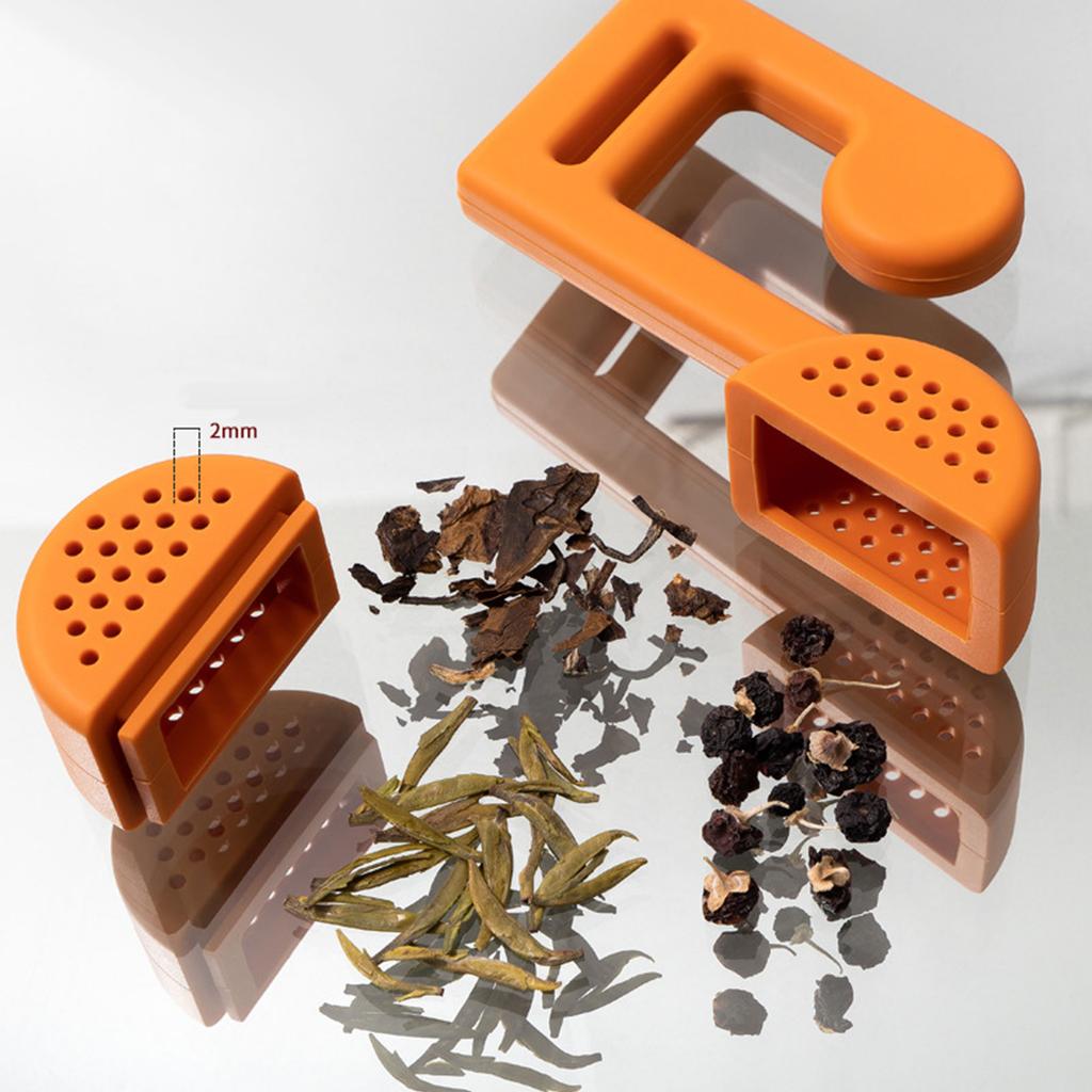 Nota Musicale Silicone Infusore per Tè Filtro per Tisane a Foglie Sfuse Grado Alimentare Lavabile in Lavastoviglie Filtro Regalo Unico