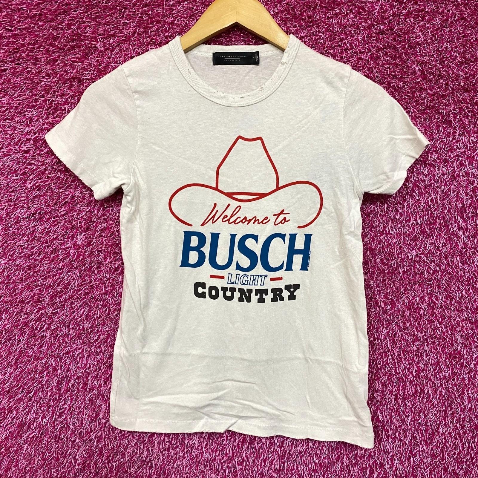 

Welcome To Busch Light Country Vintage Style T-Shirt Small S