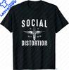 Unisex Clothing Social Distortion Winged Wheel TShirt Ball And Chain Unisexs Tshirt Street Hip Hop Style Tees Loose T Shirt