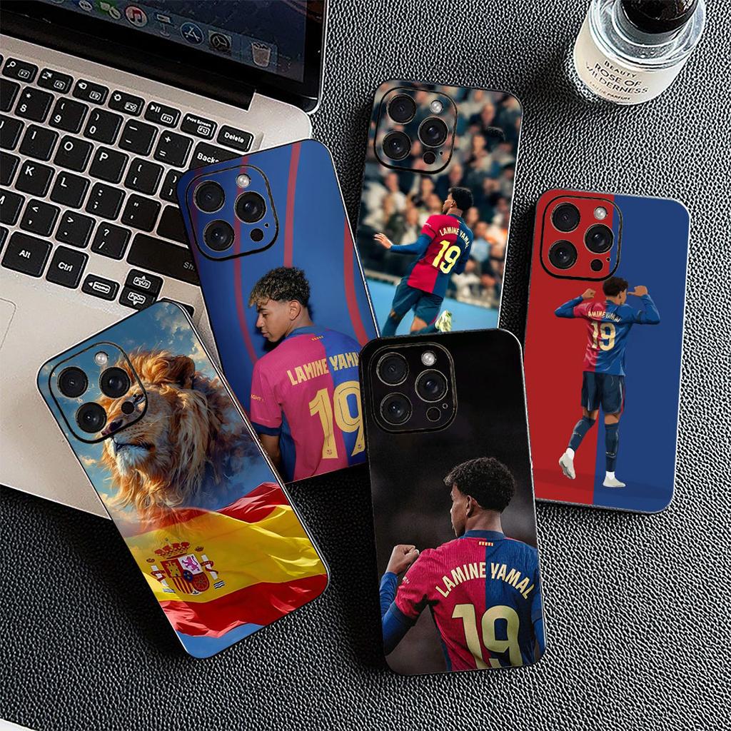 Hülle für Apple iPhone 12 13 Pro Max Mini ProMax X XR Air 13Pro XS Handyhülle Weiche Hülle Spanien Fußball Nr. 19 Fußball Nr.19 Flagge