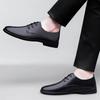 New Men's First-layer Cowhide Business Leather Shoes Live Stream Supply Genuine Leather Casual Men's Shoes Pointed Single Shoes