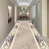 European Style Luxury Long Corridor Carpet Hotel Runners Passageway Lint-free Rug Decoration Stairs Entrance Non-slip Floor Mats