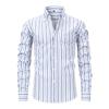 Men's Dress Shirt Regular Fit Pinpoint Stripe