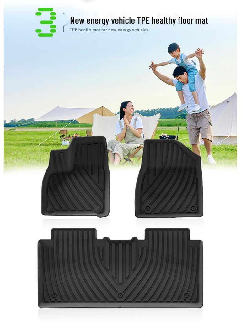 Nissan N7 Floor Mats: Wear-Resistant, Eco-Friendly TPE for 25 Models, Includes Trunk Mat