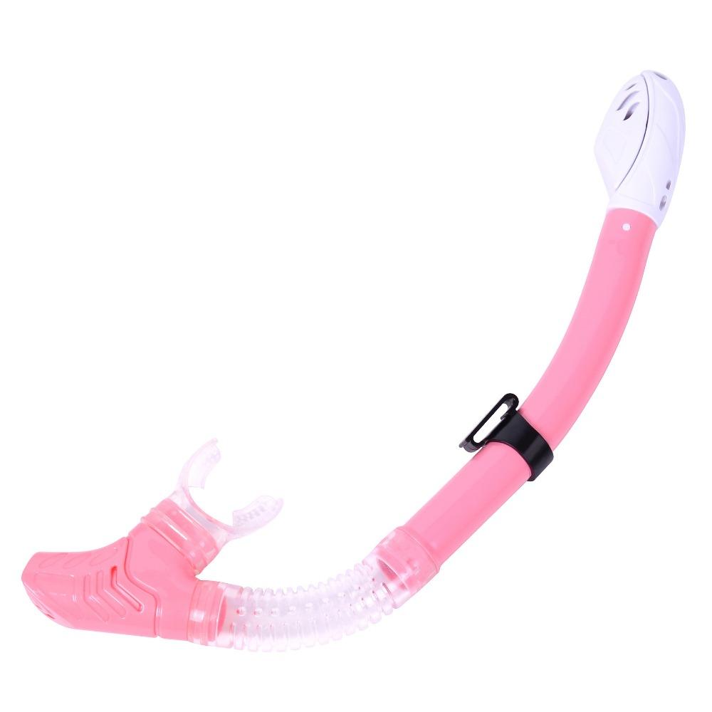 Full dry breathing tube, silicone snorkeling tube