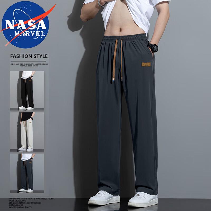 NASA MARVEL Herren Locker Geschnittene Gerade Beine Freizeithose
