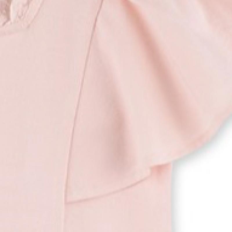 [lilipuri] Frill Wings T shirT  Coral 