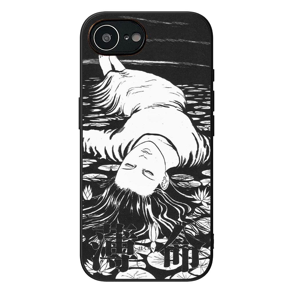 

Cover for Apple iPhone 16 15 14 Plus 13 12 Mini 17 Pro Max + ProMax 16E Air Phone Case Junji Tomie Ito Collection iPhone 15 Plus