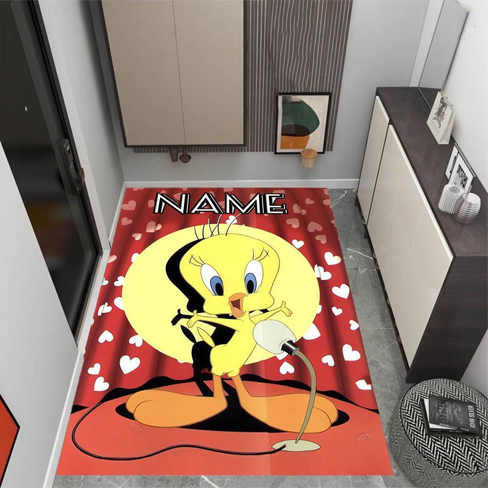 Looney Mad Scientist's Experiment Customize Your Name Floor Mat Suitable for Dormitory Living Rooms Foyer Outdoor Antislip Carpet Decorate Offices