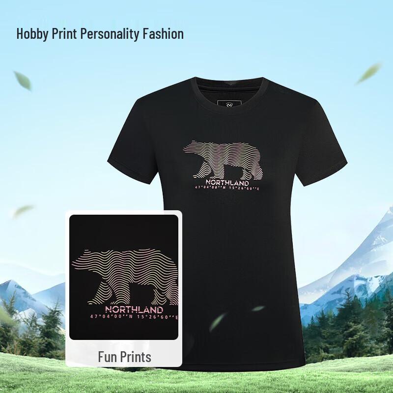 NORTHLAND Women's Quick-Dry Graphic T-Shirt