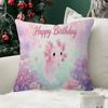 Cartoon Axolotl Child Birthday Pillow Soft Decor Throw Pillow Case xcm Couch Home Decor for Living Room Sofa Party Gift