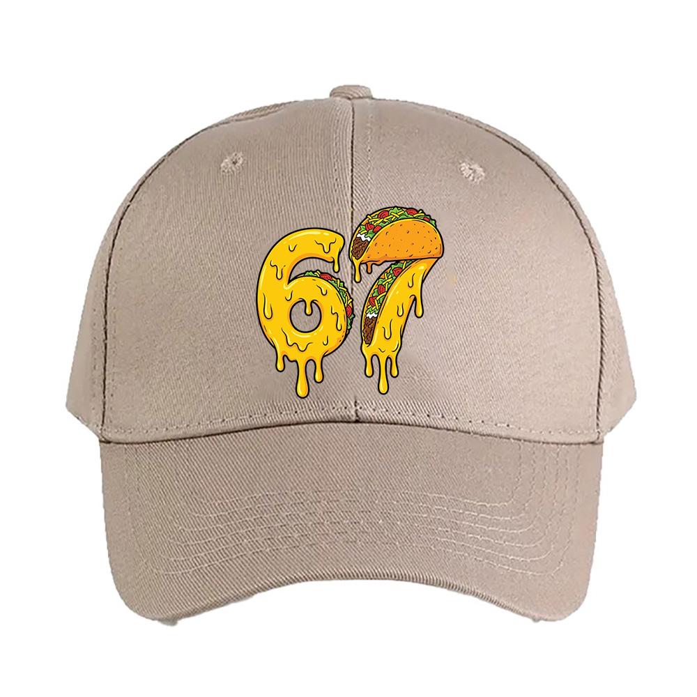 Funny Cinco De Mayo Taco Six Seven Meme Caps Summer Adult Baseball Cap Adjustable Protection Sun Hats Casual