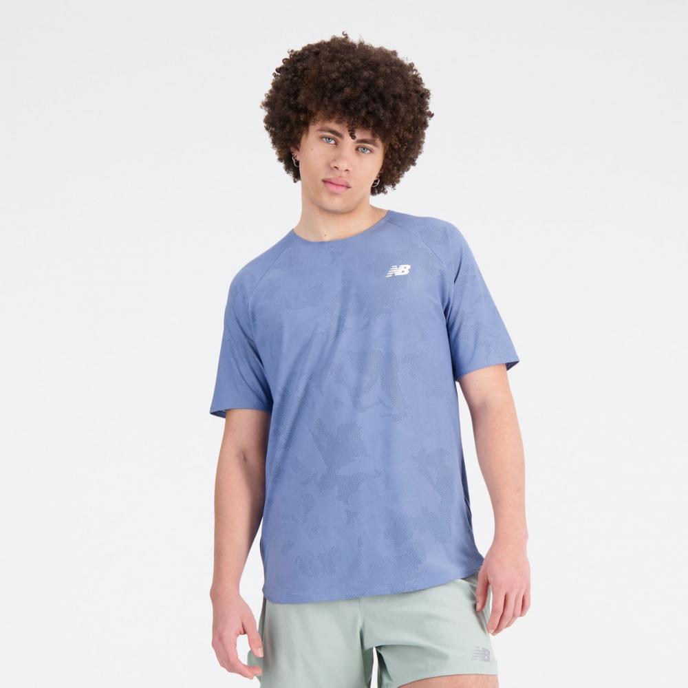 

Жаккардовый костюм New Balance Q Speed ​​с коротким рукавом MT33281MYL