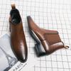 Men's Shoes New Business Martin Boots Men's High-top Leather Boots Foreign Trade Large Size Casual Shoes Men's Chelsea Boots
