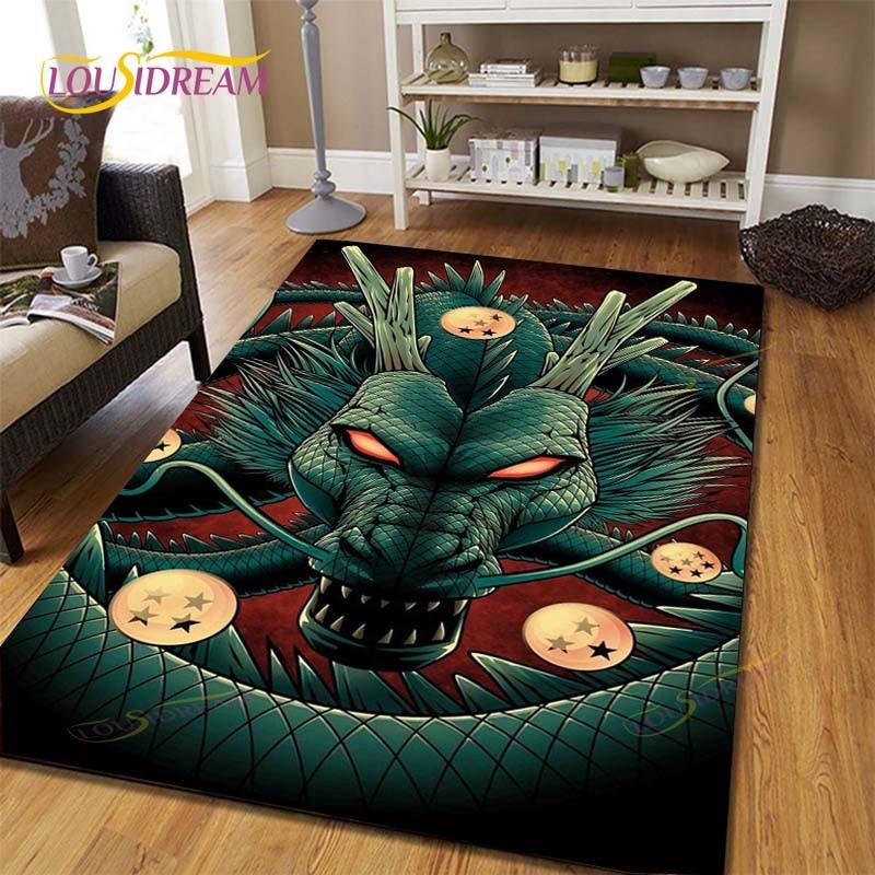 Anime Dragon Ball Goku Children's Play Area Carpet Children's Game Floor Mat Cartoon 3D Pattern Living Room Decorative Carpet