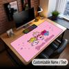 Custom Name Text Big Mouse Pad,Mr. Men & Little Miss Soft Non Slip Extended Desk Mat For Home Office