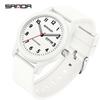 Sanda Men's & Women's Student Waterproof Silent Dual Calendar Quartz Watch