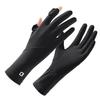 Sun Protection Gloves UV Proof Thin Summer Anti Slip Breathable Sunshade Driving and Riding Touch Screen Ice Silk Gloves for Men and Women