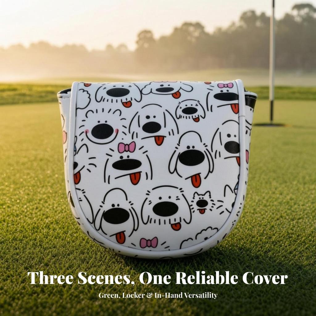 Golf Headcover with Ears Guarding Club Head Cover Lightweight for Golfers